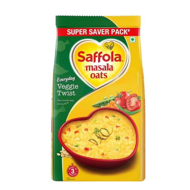 Saffola Masala Oats Veggie Twist 500g