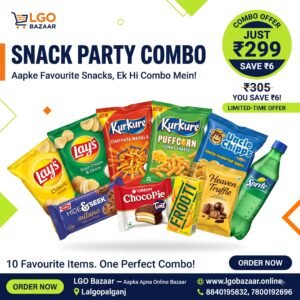 Snack Party Combo – 10 Favourite Snacks at Just ₹299
